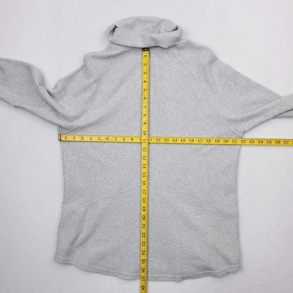 Kuhl Petra Turtleneck Womens Extra Large Gray Thermal Pullover‎ Thumbhole Sleeve